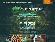 Tablet Screenshot of gmforestry.com